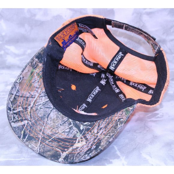 Rock Point Camo Hat Casters Fly Fishing Shop Ball Cap - Picture 3 of 7